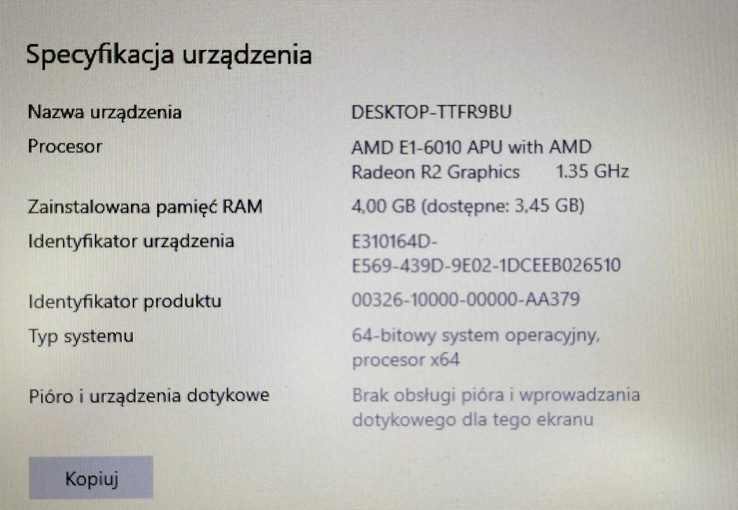 Laptop HP 255 model QCWB335 15,6