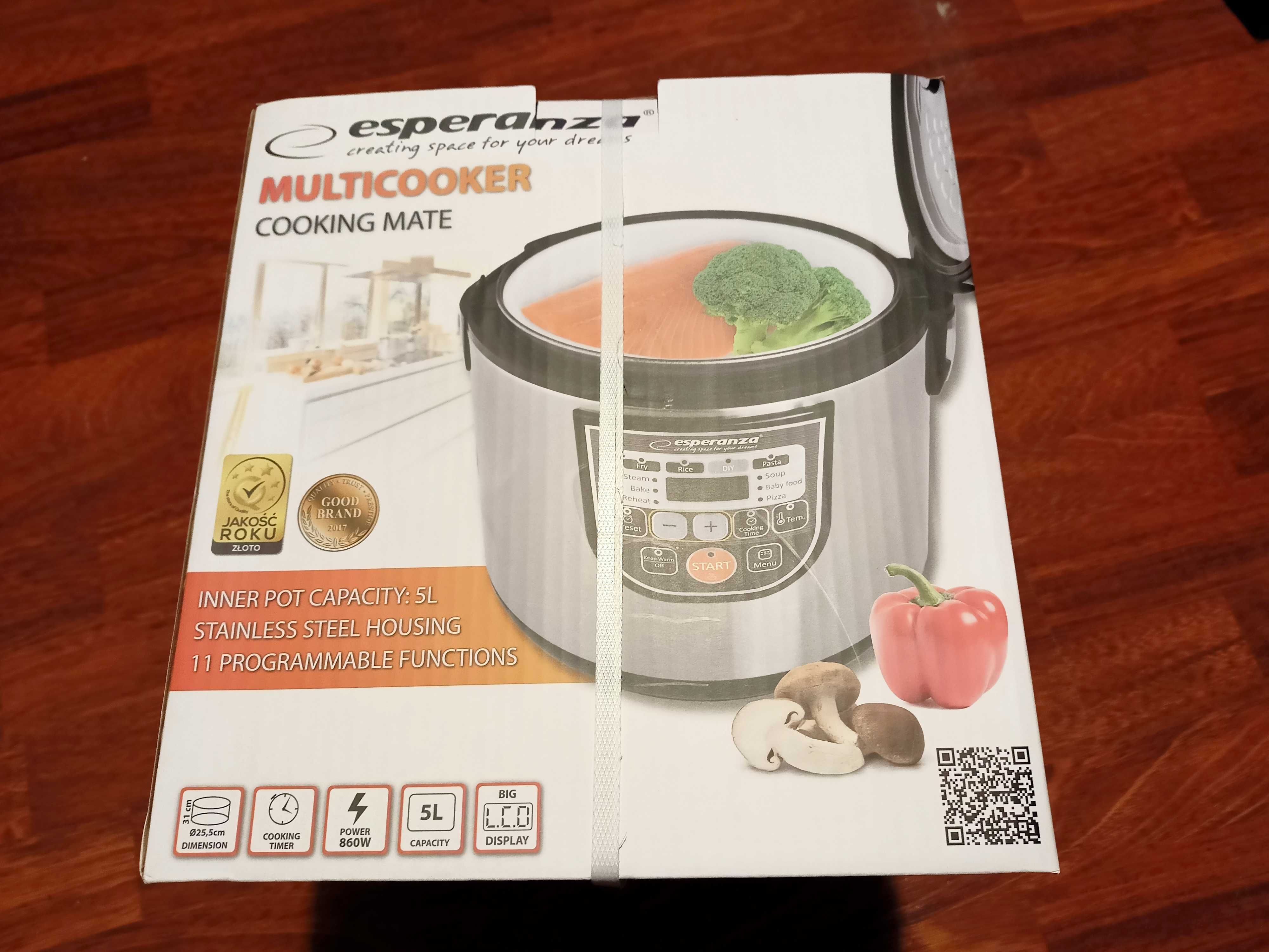 NOWY Multicooker ESPERANZA EKG011 gotowanie na parze GWARANCJA