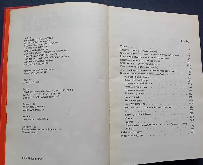 Kuchnia polska. Praca zbiorowa. PWE, 1982 r.