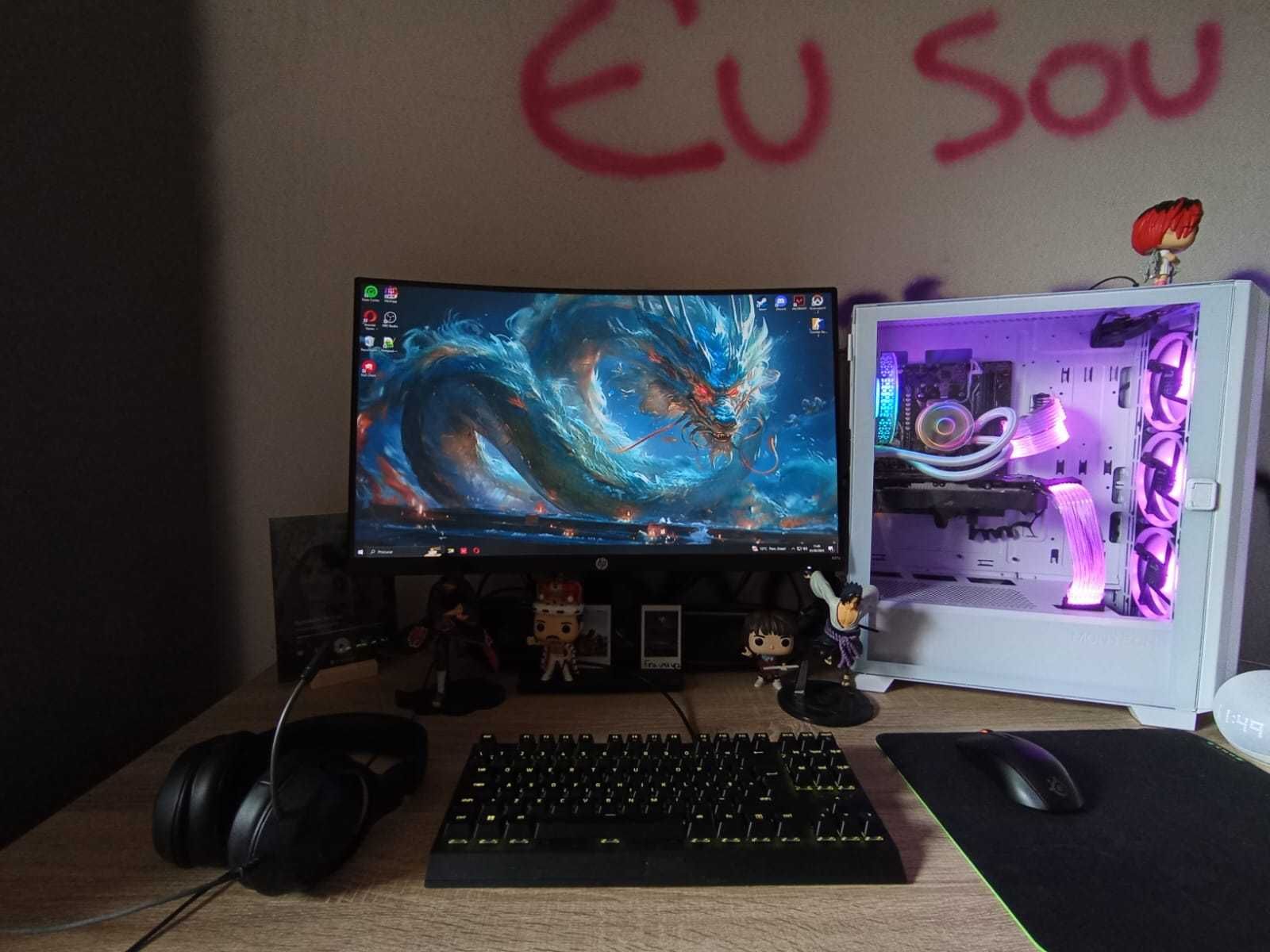 setup gamer completo RGb