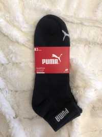 3 pak czarnych skarpet Puma 43-46