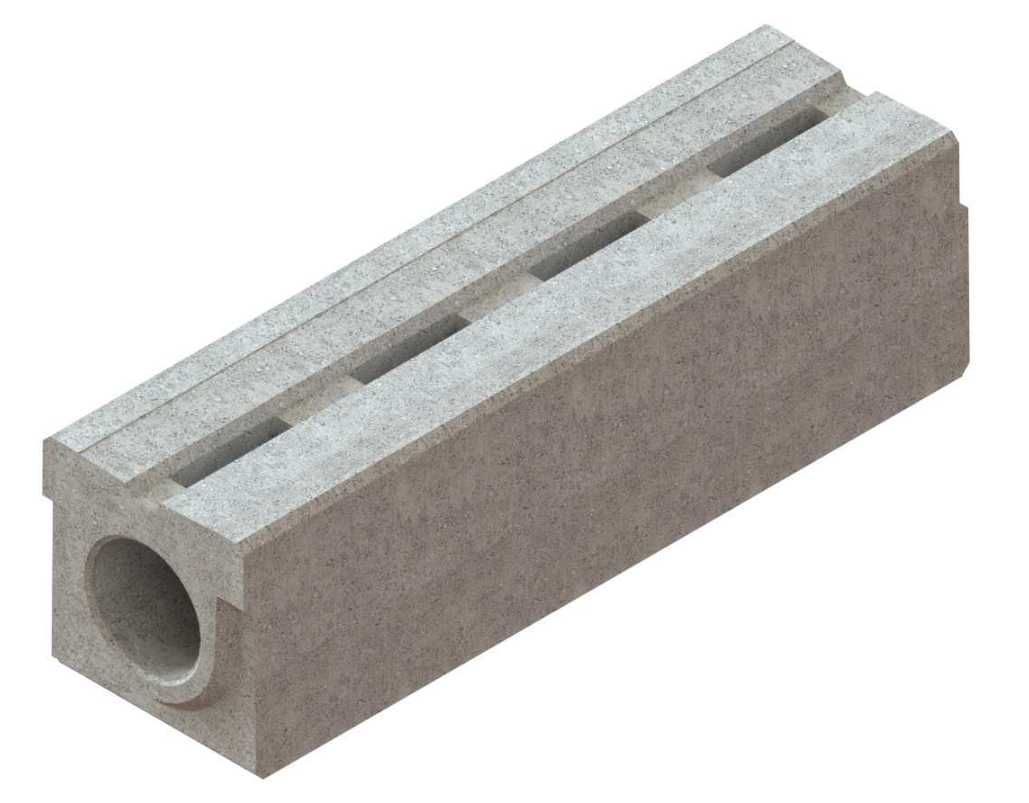 Odwodnienie liniowe Monoblok betonowy DN150 kl. D400 / E600