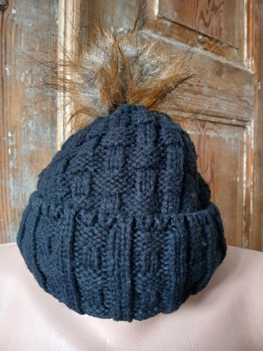 Czapka czarna, na polarze