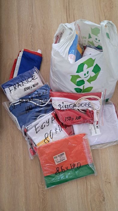 Flagi (duży rozmiar) 10 szt