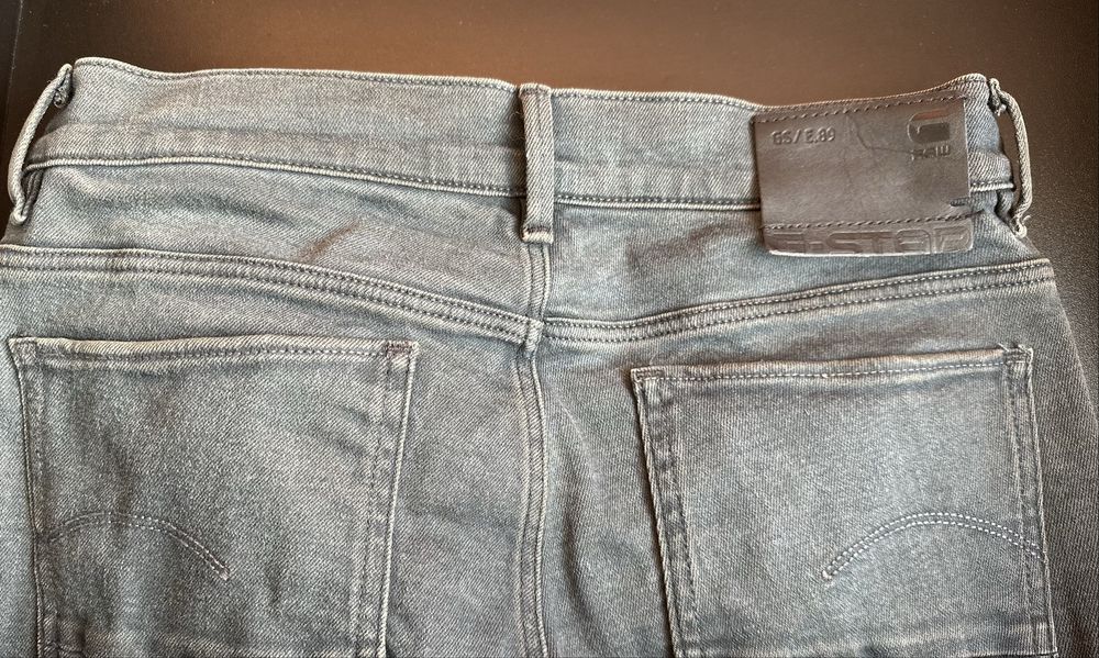 G-Star Raw жіночі сірі джинси скіні, 27-30 - М розмір, середня посадка