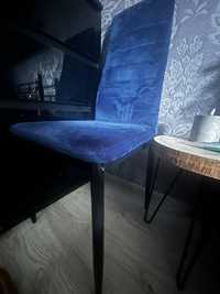 Krzesła granat velvet