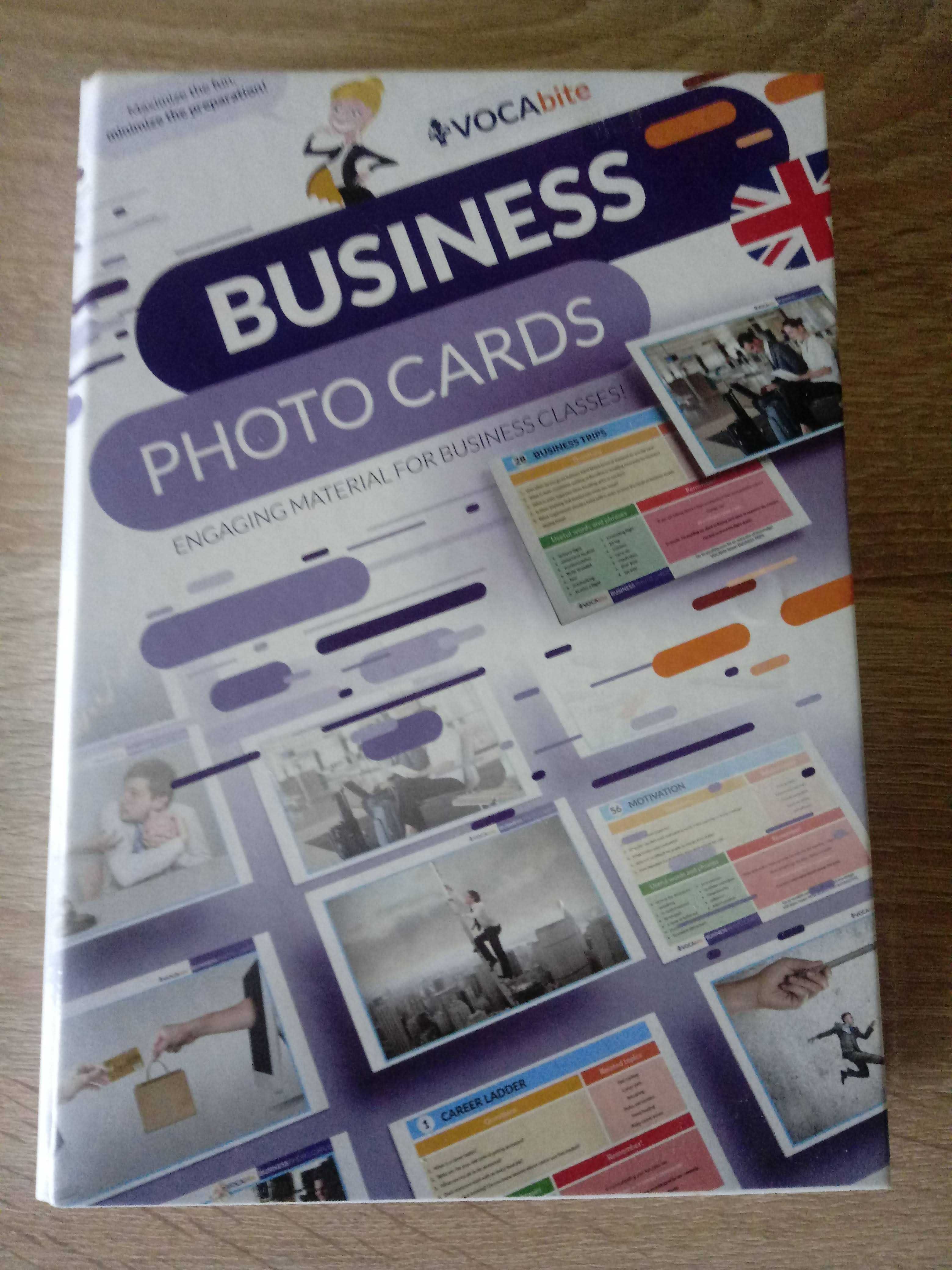 VOCAbite Business Photo Cards - Karty do nauki języka angielskiego