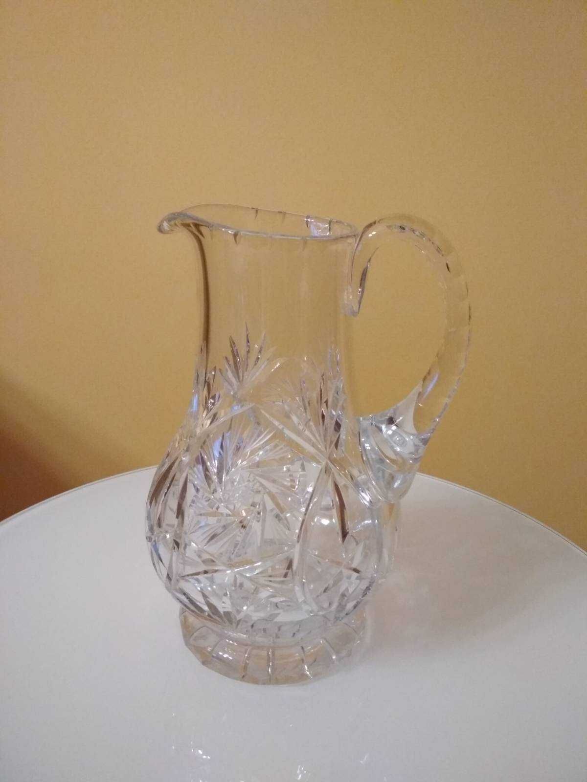 Jarro de Cristal, 45cm, produzido na década de 80 na Polónia