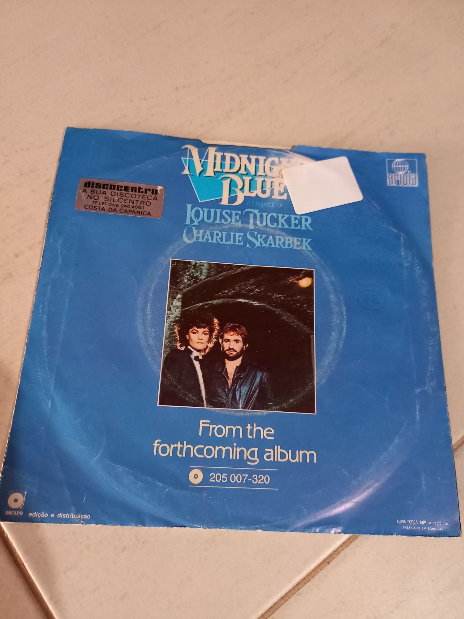 Disco single de vinil Midnight blue