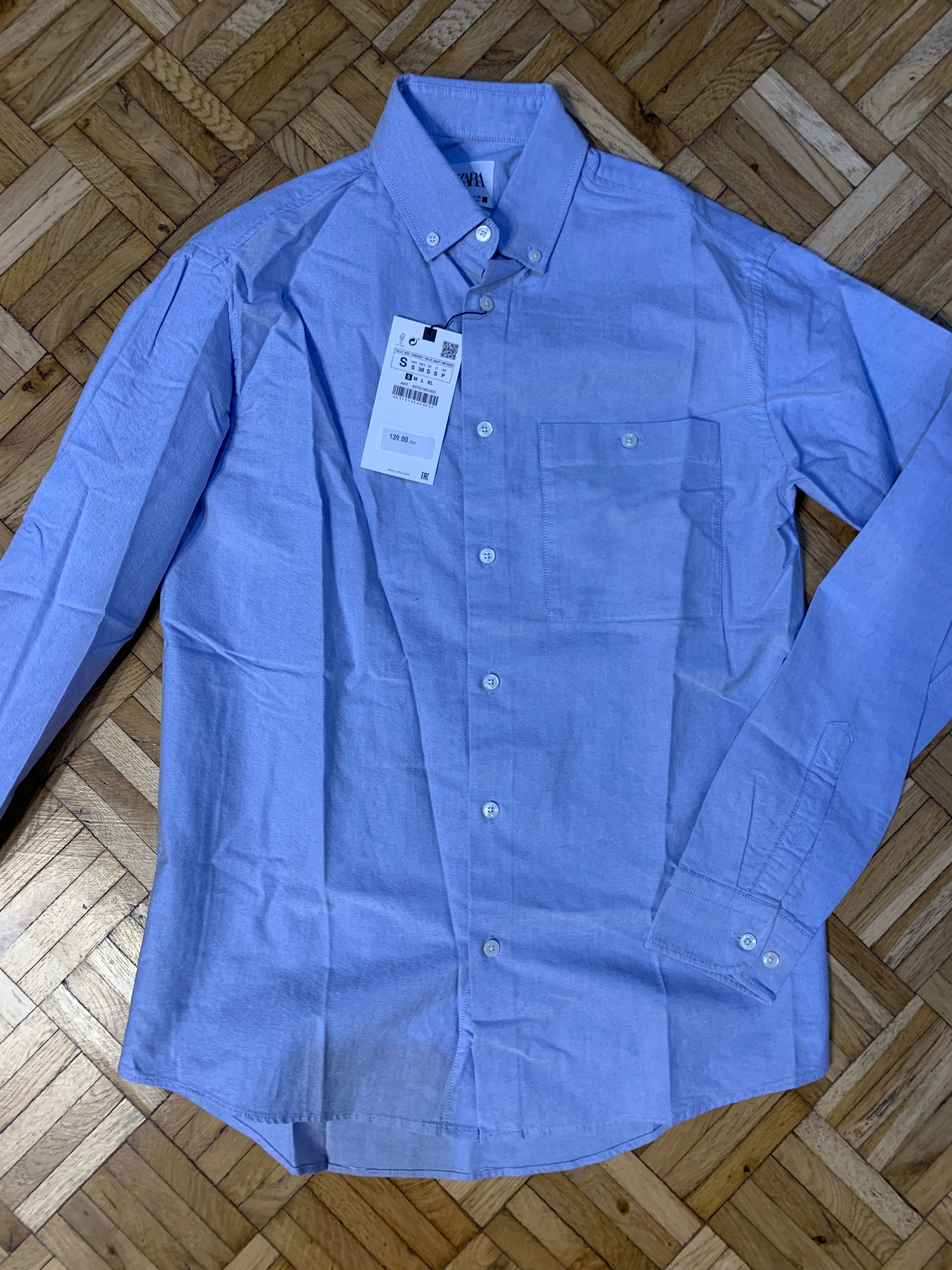 Zara 36 koszula z tkaniny oxford z kolekcji premium nowa