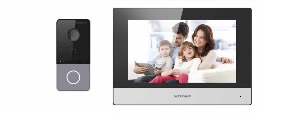 IP домофон Hikvision DS-KIS605-P 702 (KV6113-WPE1 KH6320-TE1) 3 6 L