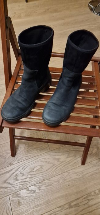 Promocja. Ecco kozaczki Buty jesienno- zimowe, zimowe nubukowe Ecco 37