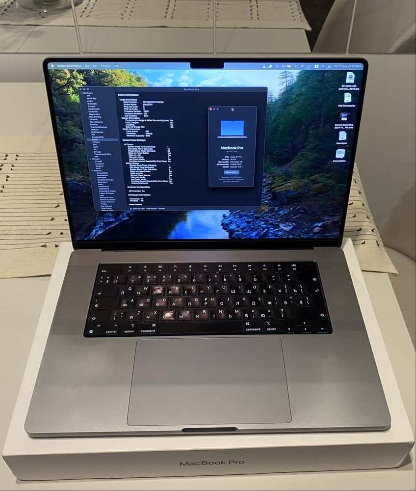 Macbook Pro M1 Pro 16” 32Gb 1Tb 2021