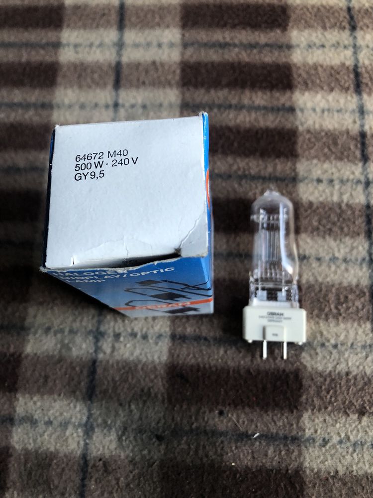 Halogen OSRAM 64672/M40/240v/500w Germany