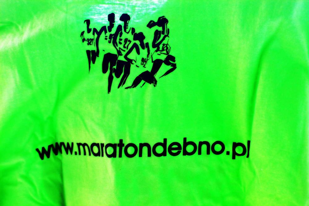 Koszulka 41. Maraton Dębno. Nowa - folia