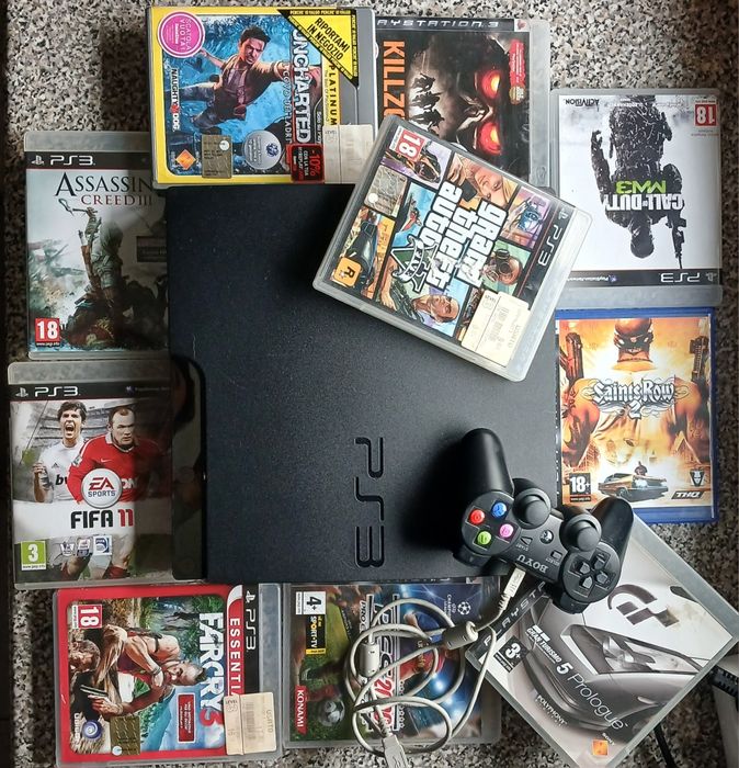 Playstation 3/1 comando/10 jogos
