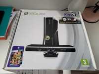 Xbox 360 kinect 1 pas plus 4 gry