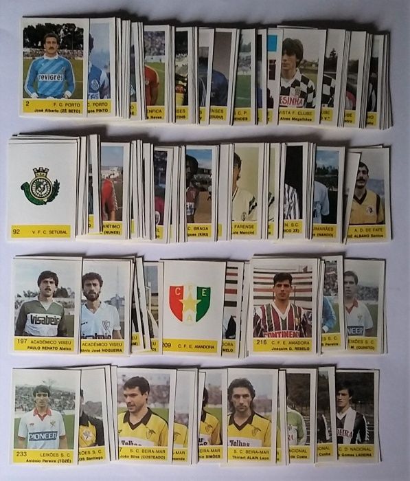 Cromos de Futebol da Editora Sorcarcius