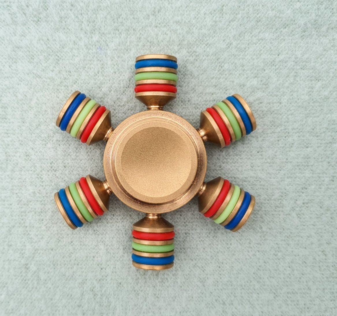 Metalowy Fidget Spinner Odstresowywujący Modyfikowalny Zabawka