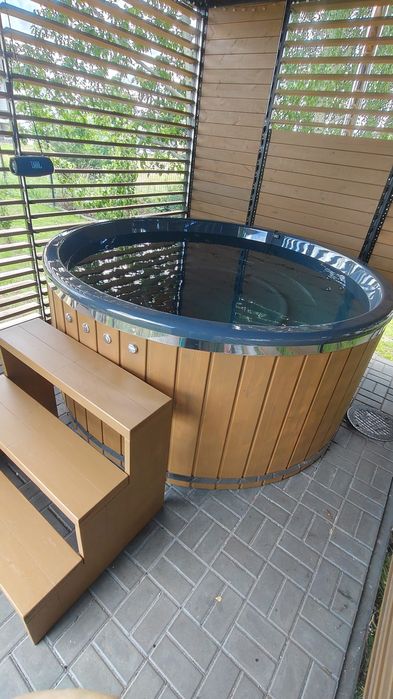Balia ogrodowa spa jacuzzi Ruska bania personalizacja