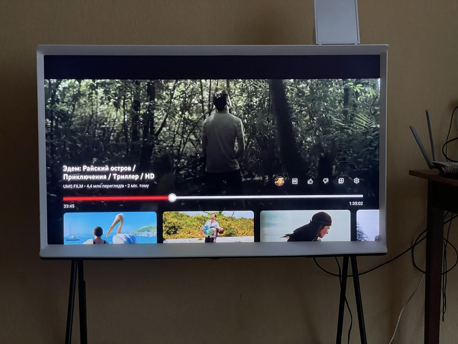 Телевізор 50 дюймів samsung QE50LS01B (4K SMART TV QLED NFC 40W)