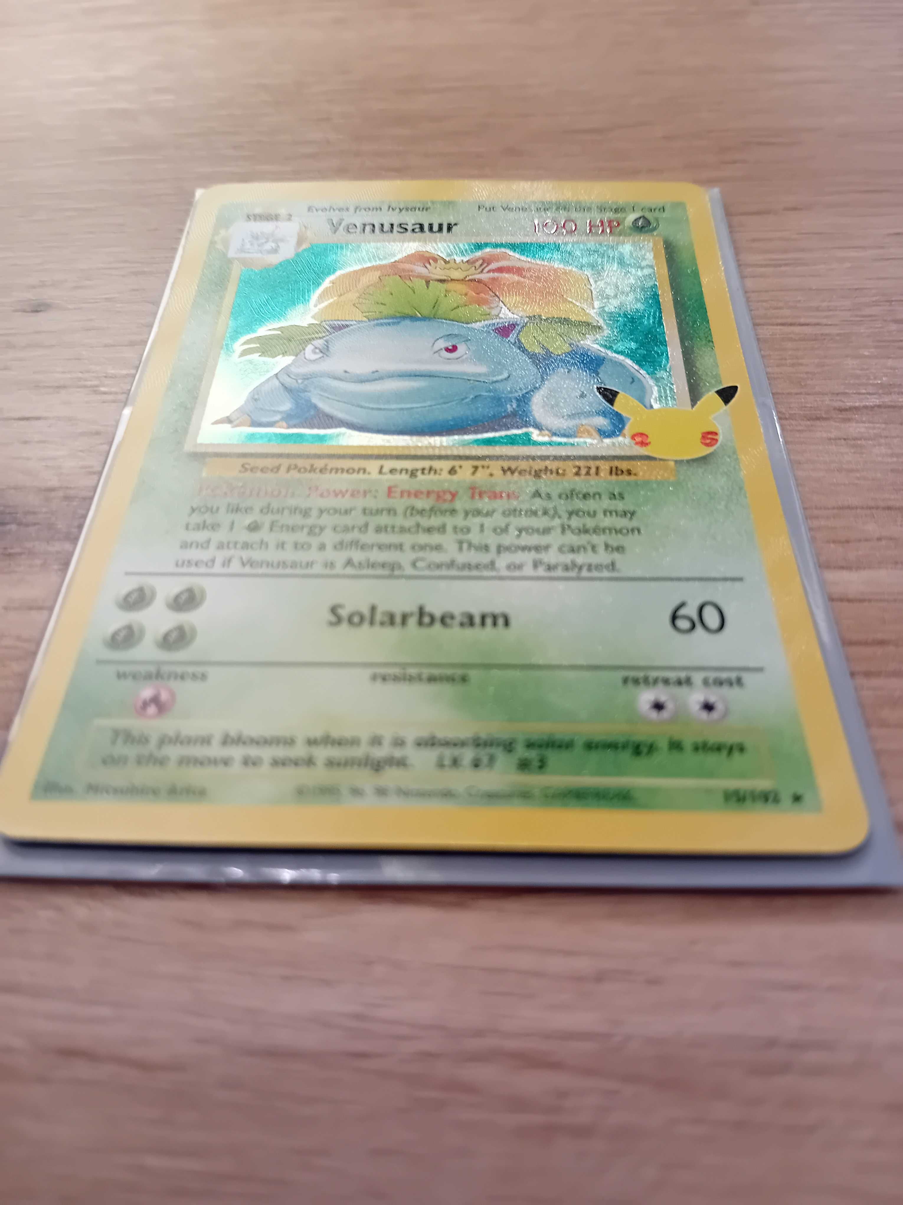 Karta pokemon Venusaur celebration holo  15/102