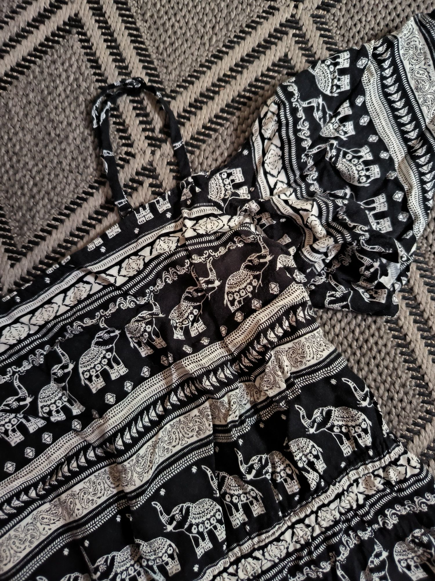 Bluzka odkryte ramiona H&M r. XL