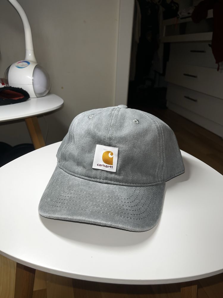 Czapka z daszkiem carhart szary bawelniana nowa z metkami super cena