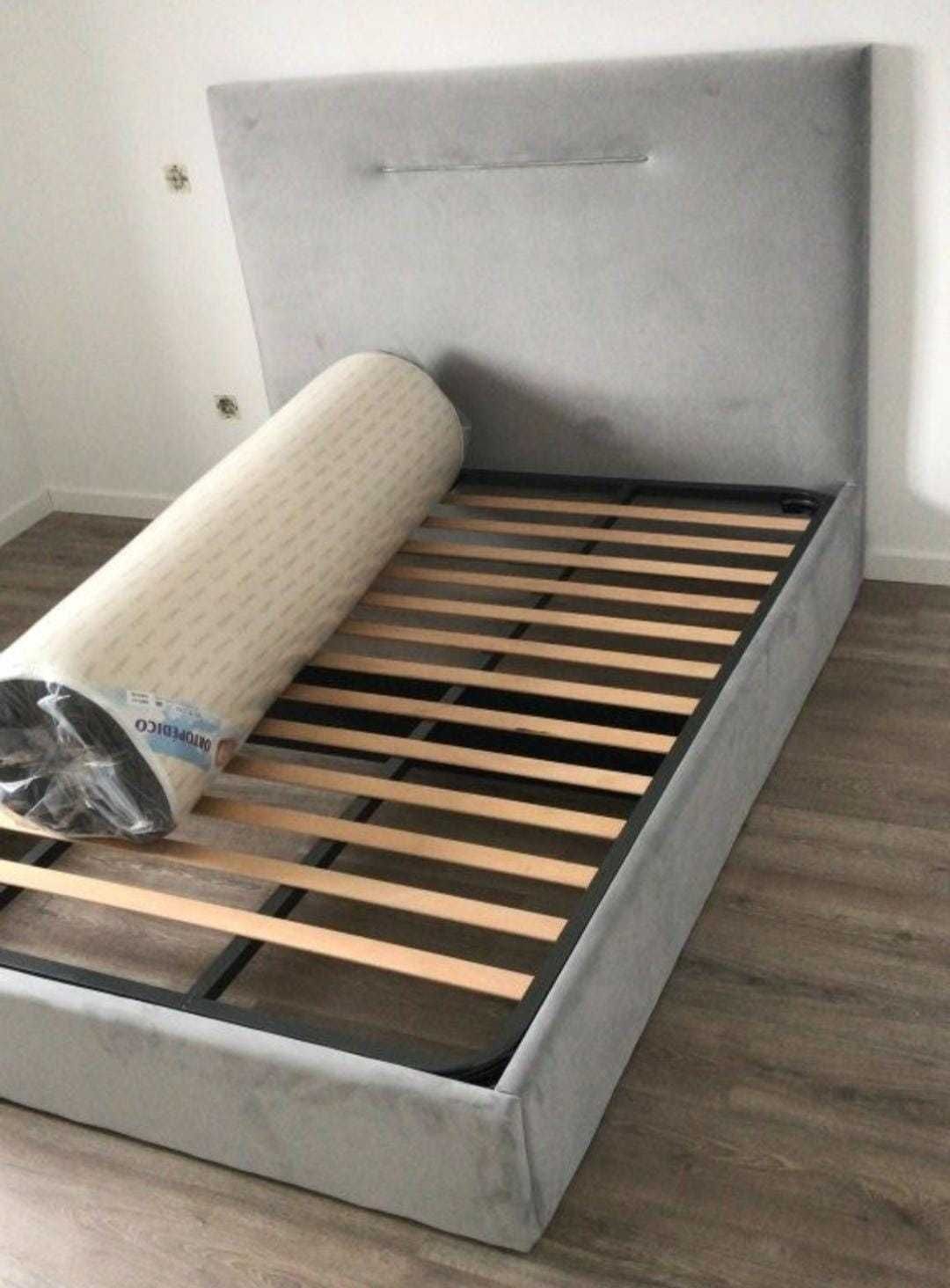 Cama Linear 190x140 com estrado + OFERTA de Colchão Simplex