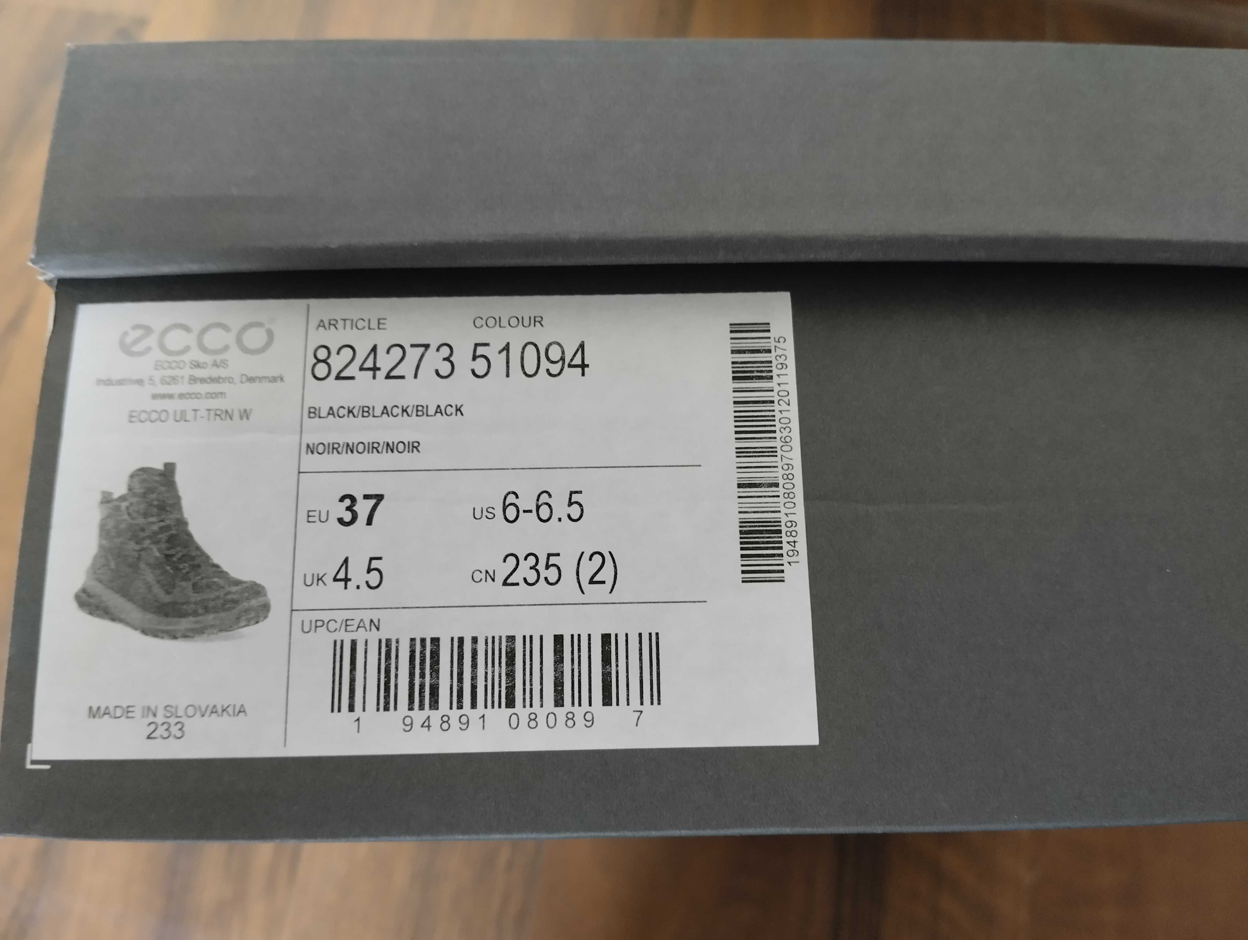 ECCO Trekkingi Ult-Trn Waterproof | Wysokie buty trekkingowe | r. 37