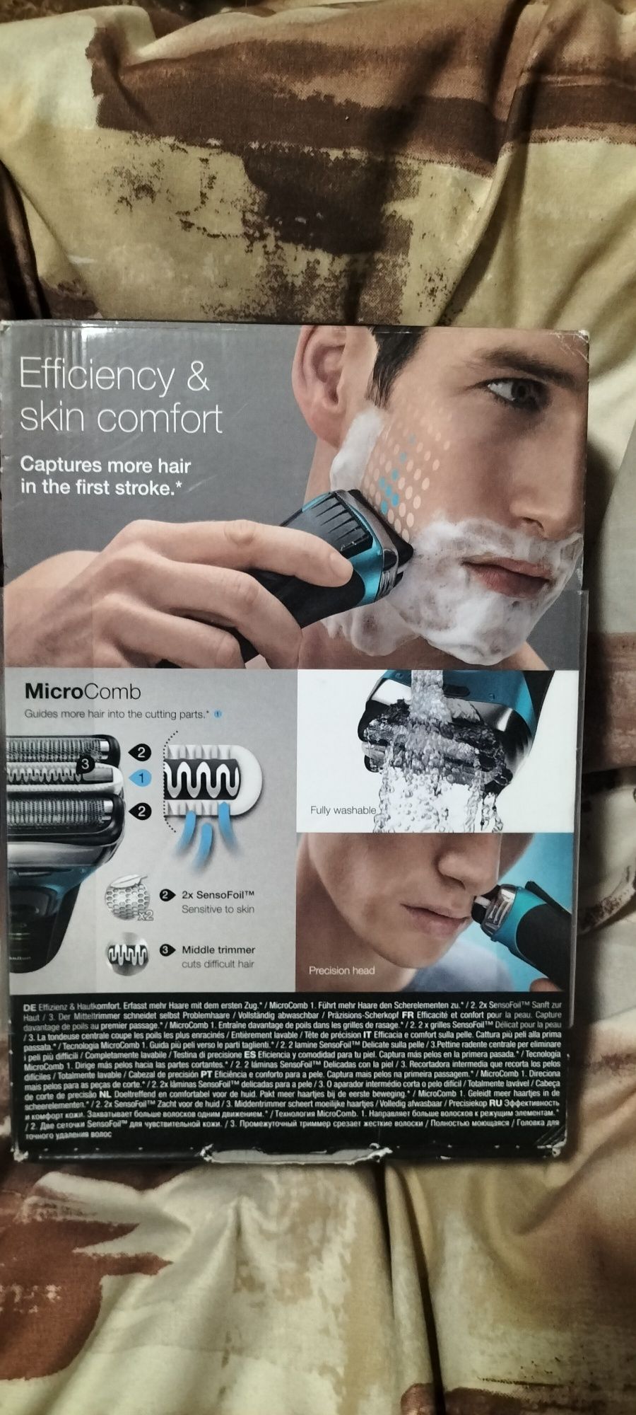 Golarka Braun z trymerem series 3 proskin klose shave smooth skin,mode