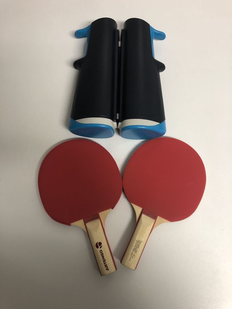 Conjunto de mini raquetes de ping pong