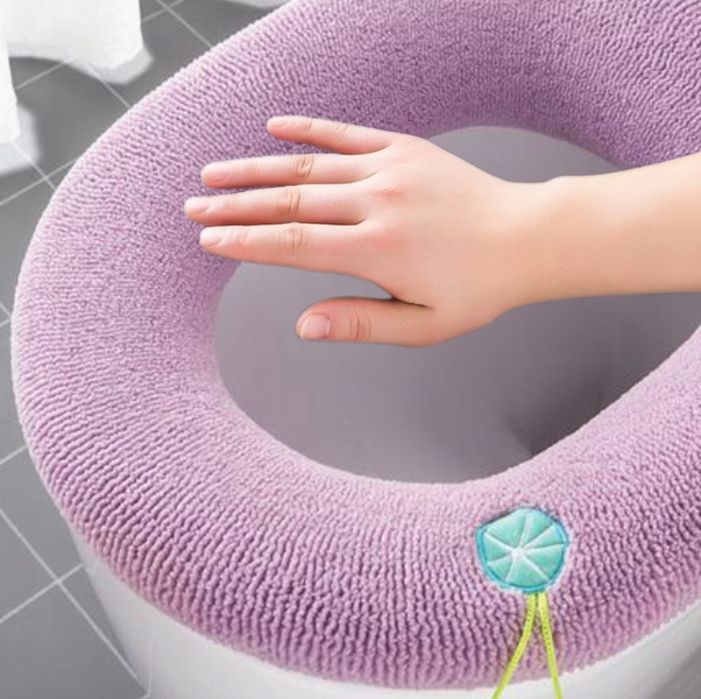 Pokrowiec Na Deskę Sedesową Miękka Nakładka Na Sedes Wc Plusz