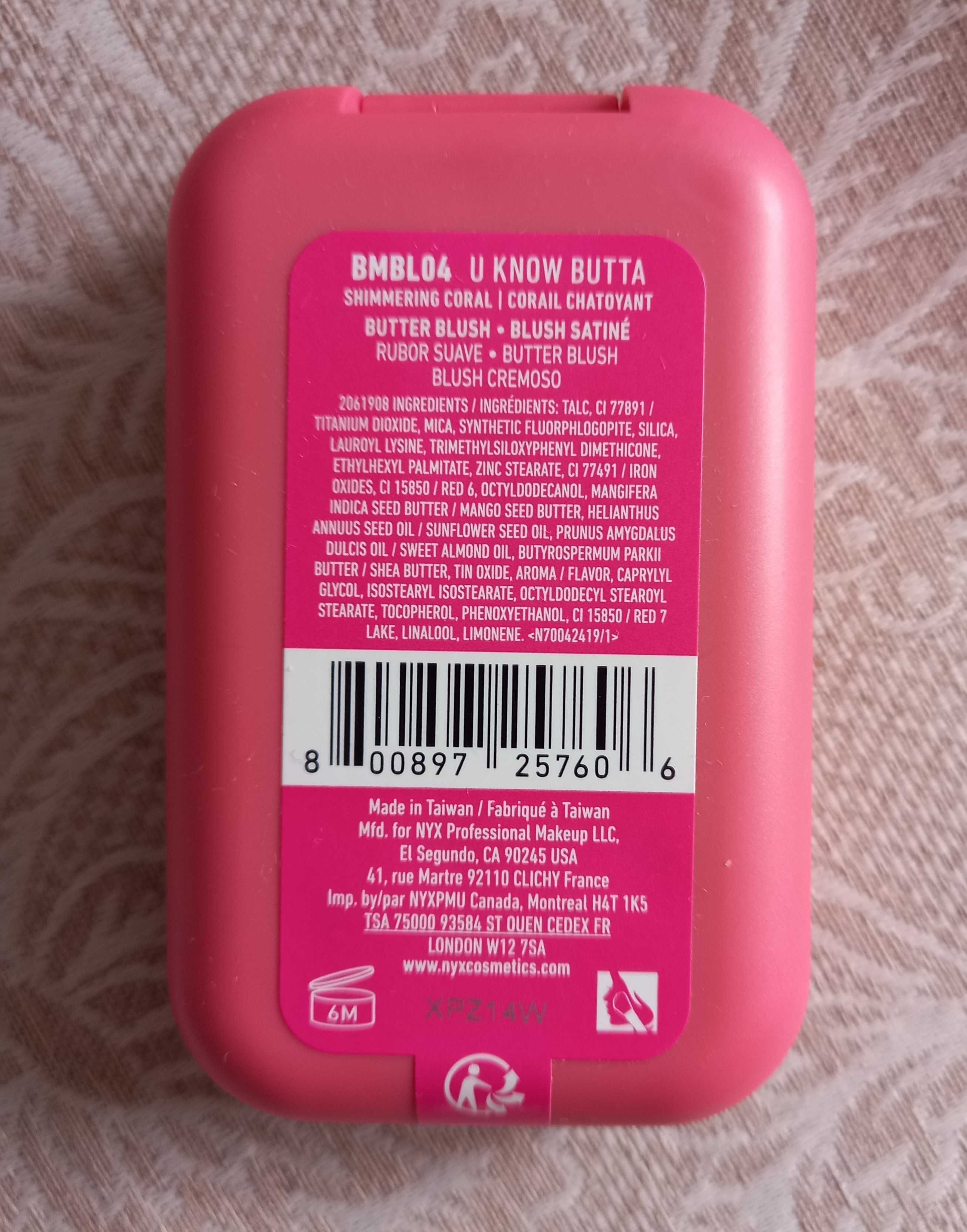 NYX Buttermelt Blush 04