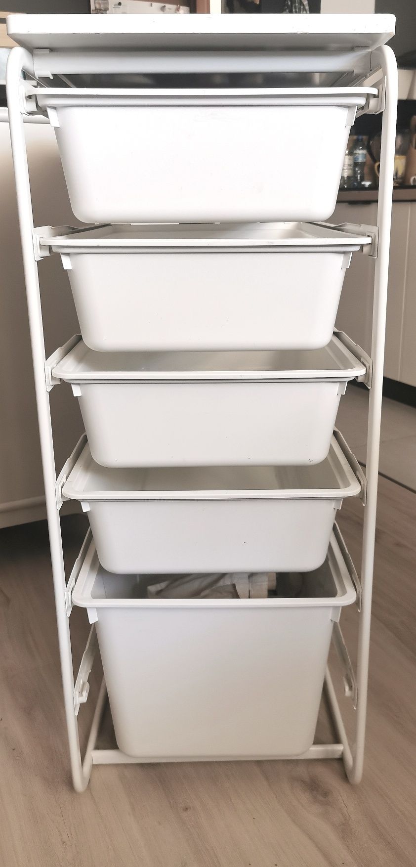 Regał Ikea Algot 2x, półka organizer, regał wkłady pudełka