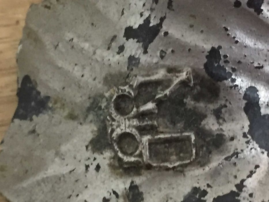 Peças em prata e estanho. Antigas. Made in France.