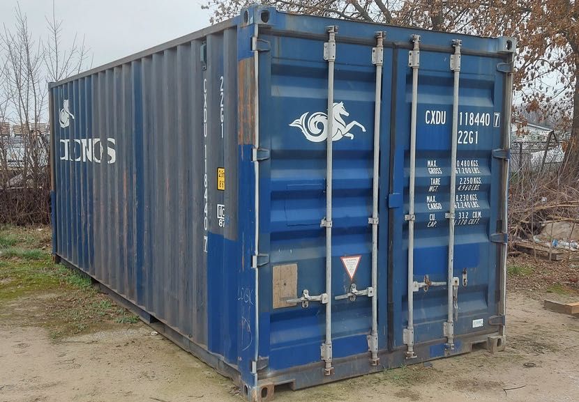 Kontener morski magazynowy budowlany 20DV 6 metrowy