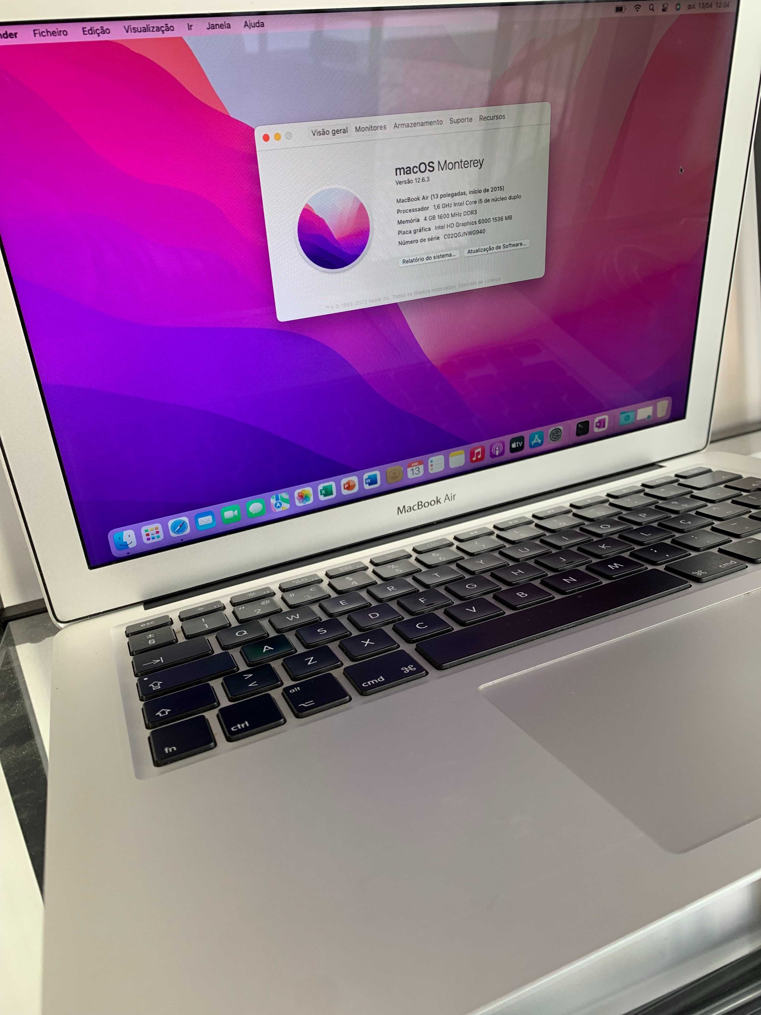 Macbook air a1466 / ano 2015/ bom estado / LOJA FISICA