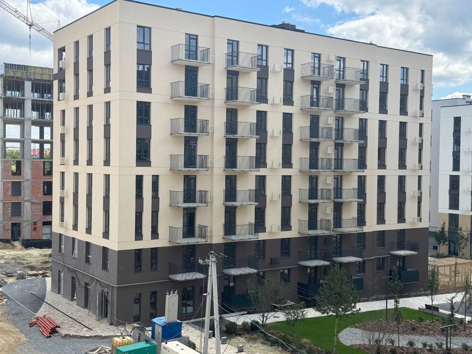 Продаж(Єоселя)1-кімнатної квартири 41,95 м2 Пустомити (9км.від Львова)