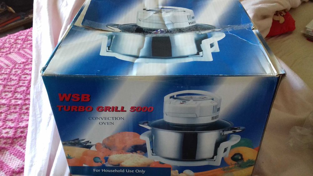 vendo forno de ar quente a funcionar