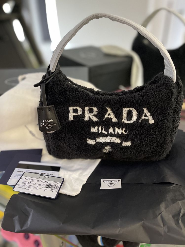 сумка Prada Hobo коробка документи