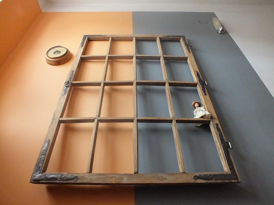 Stare okna drewniane--około 1890 rok---piękne