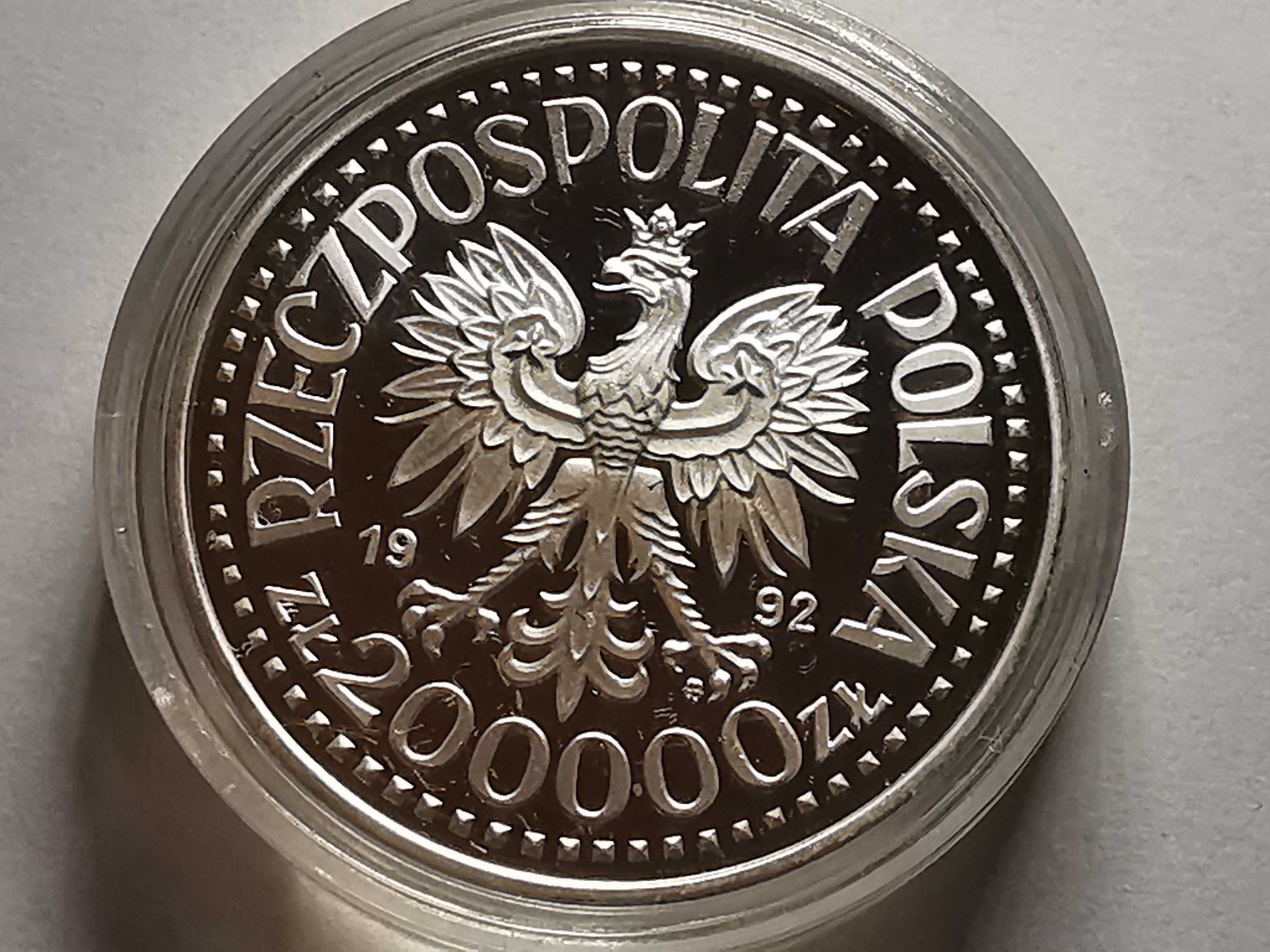 Moneta Stanisław Staszic 200000zl Lustrzanka