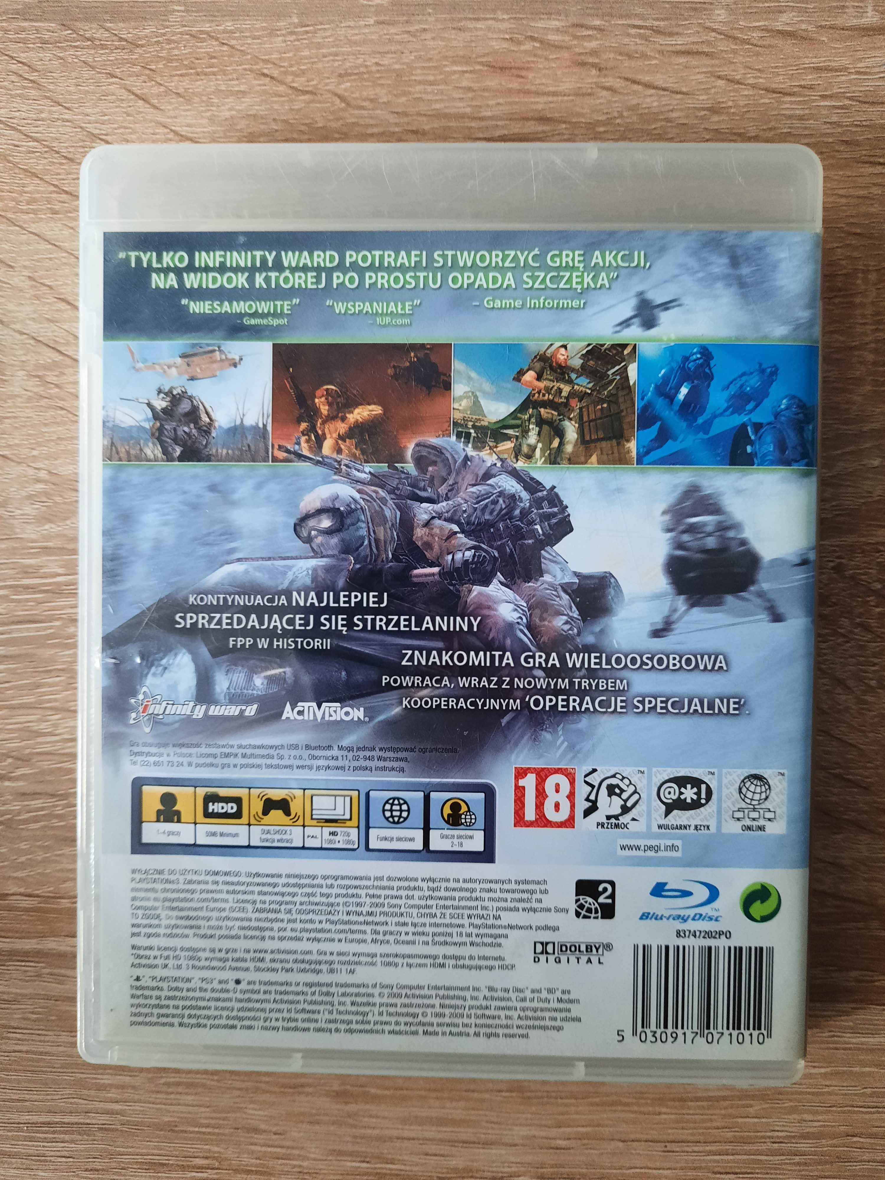Call Of Duty Modern Warfare 2 CoD PS3 Polska Wersja (stan 5/6)