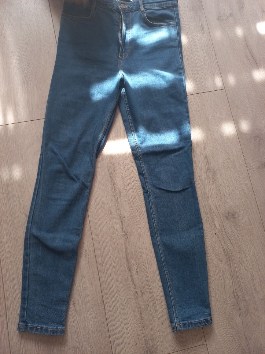Spodnie jeansy zara 40