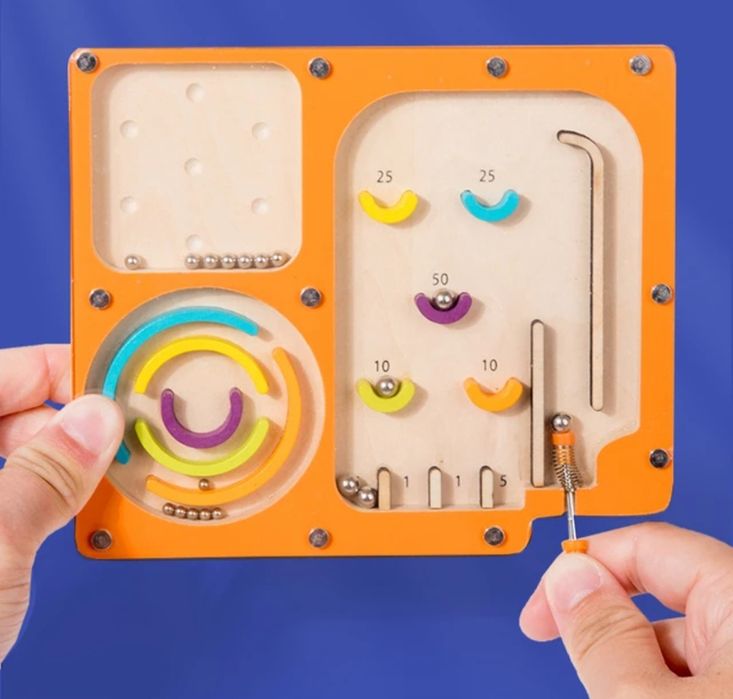 Labirynt Montessori Pinball 3w1