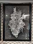Obraz "DOM" 40x30 Abstrakcja Surrealizm Brudna Masa oprawiony w ramę