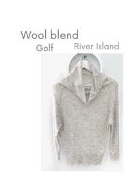 Golf wool blend River Island beżowy rozm.S