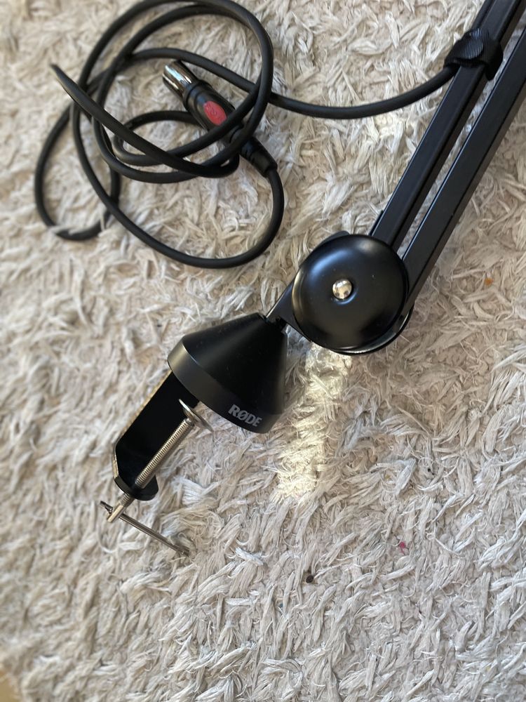 RODE zestaw mikrofon NT-1A statyw PSA-1 SM6 pop filtr i inne