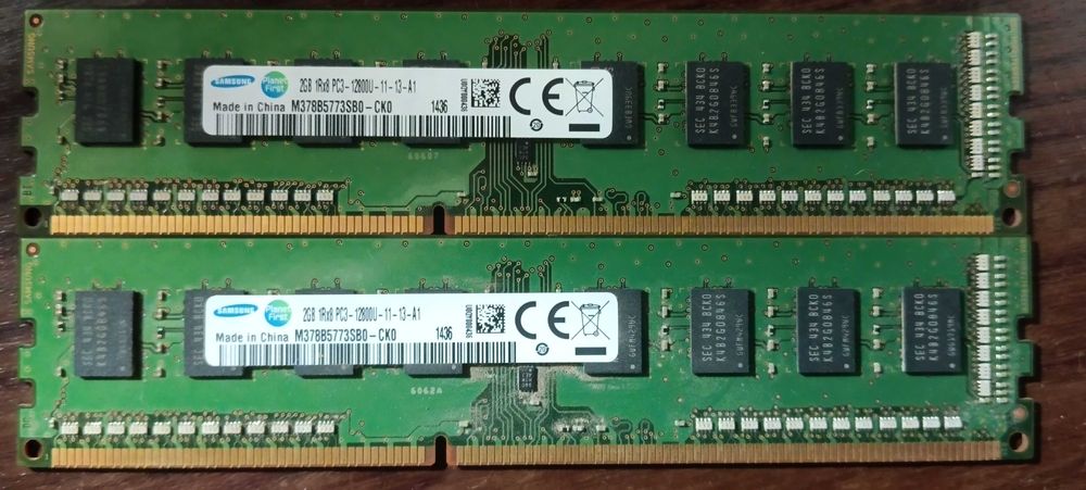Samsung DDR3 2Gb 1Rx8 PC3-12800 1600MHz